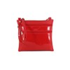 LONI Super Cross-Body Shoulder Bag Flat in Patent