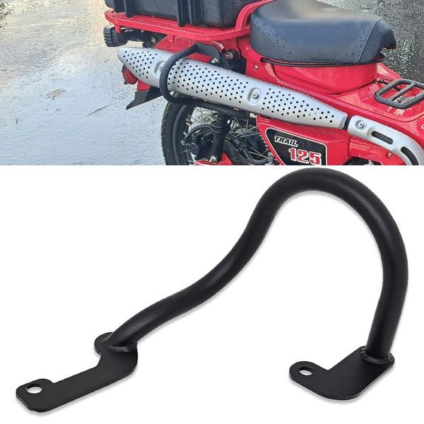 Matte Black Exhaust Crash Guard Crash Bar Fit Honda CT125