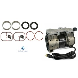 DIY Pond Aeration Vertex Brookwood 1/2 HP Compressor Rebuild Service Kit COM106-MK AQ10T2RJ COM405