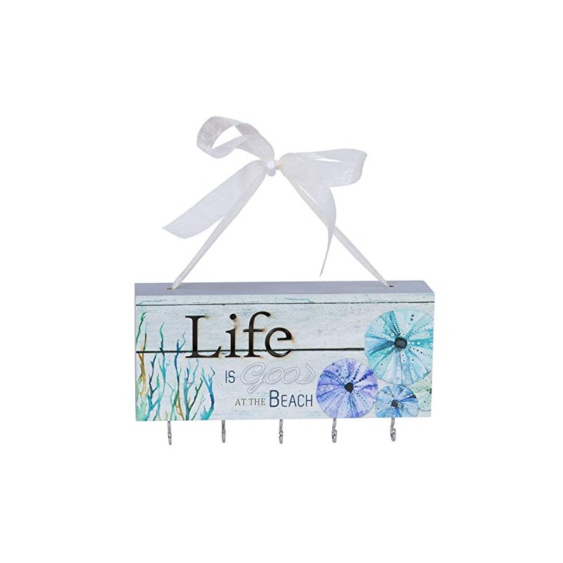 Beachcombers Light-Up Led Hanging Block with 5 Hooks Blue