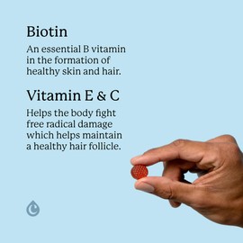 colorsmith Biotin Hair Gummies, Vegan Multivitamin, Cherry & Citrus Flavor, 60 Count, 30 Day Supply