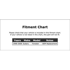 PartCatalog Pipe To Thermostat HVAC Heater Hose Compatible With Subaru Forester 2008 2007 2006 2005 2004 2003 2002 2001 2000 1999 1998 P-3354190