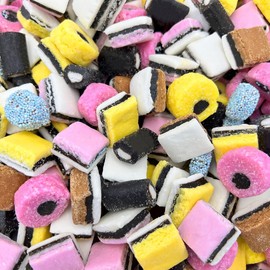 English Licorice Allsorts Candy | 2 Pound Bag | Soft Retro Candy Assortment | Bulk Licorice Candy Mix for Parties, Events, and Gifts | Classic English Sweets