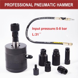 Rolfutool Pneumatic Injector Puller Tool Diesel Injector Puller Set for Diese Engines，Diesel Injector Extractor Master kit 24 pcs