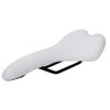 Mountain Road Bike, Comfortable Shockproof Cycling White Saddle Seat Seat