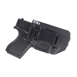 FDO Industries IWB Kydex Holster Compatible with Glock 43/43x -The Winter Warrior Series -Made in USA- (Black)