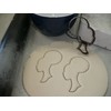 YNGLLC AFRO GIRL SILHOUETTE SIDE VIEW COOKIE CUTTER MADE IN