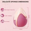 DUAIU 8 Pack Makeup Sponge Set, 4 Color Beauty Blenders