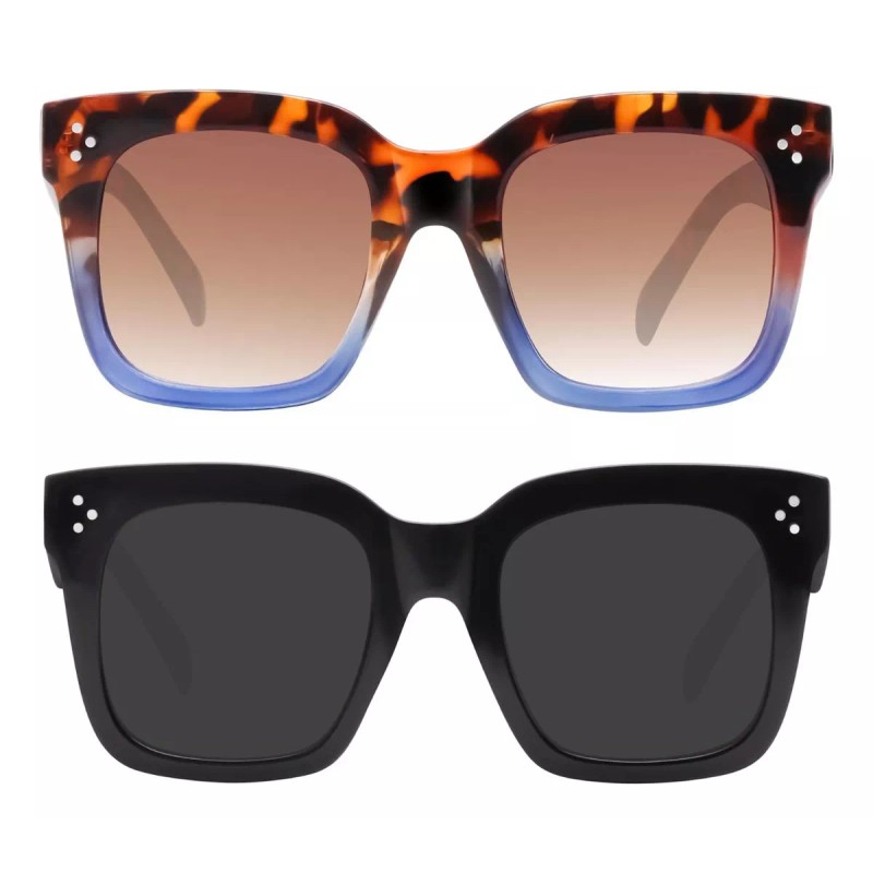 Yostyle Paquete De 2 Gafas De Sol Retro Protección Uv