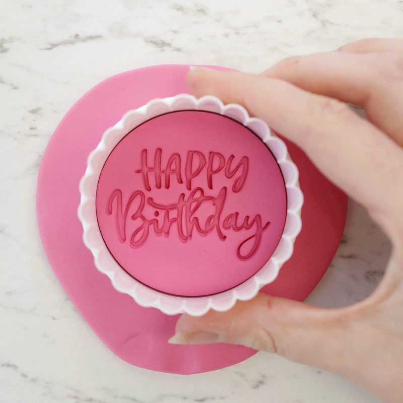Sweet Stamp Bride to Be Plastic Cookie/Cupcake Embosser