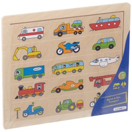 Beleduc 11007 Match & Mix Transport Game, Multi-Color