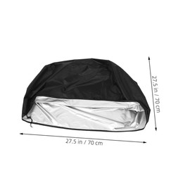Outanaya Barbecue Grill Cover Gas Grill Cover Outdoor Grill Protector Large BBQ Cover Rainproof BBQ Cover Diameter 70*Height 70cm