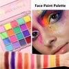 KARLOR Face Paint Palette, 20 Colourful Make-Up Colours, Neon Make-Up,