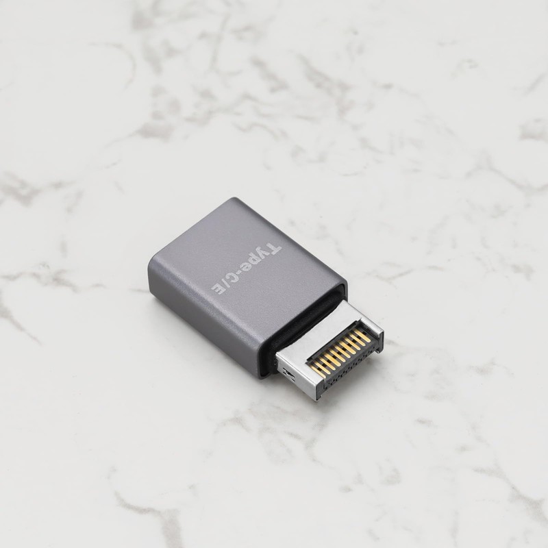 ECSiNG 2Pcs USB 3.1 Type E to Type C Adapter