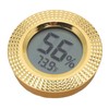 Insert Digital Hygrometer Round Cigar Box High Accuracy Electronic Temperature