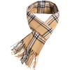 UMIPUBO Men's Scarves Classic Cashmere Wool Touch like Scarf Plaid
