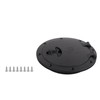 Marine Hatch Cover Black Circular Detachable Inspection Hatch Cover for
