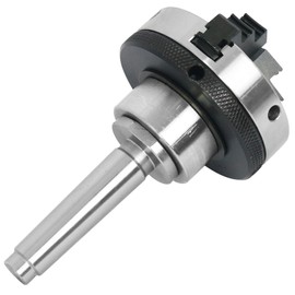 Wood Lathe Chuck,3 inch 3 jaw With MT-1 and MT-2 Arbor Shank,with 1 x 8TPI Thread,for Woodworking Lathe Tools