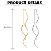 925 Sterling Silver Threader Earrings for Women Earring Chain Pull