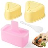 Faweskiy Onigiri Mold, 3 Pack Rice Ball Spam Musubi Mold