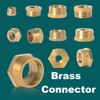 MiJunHD 2PCS Brass Reducer Connector | BSP Female Thread G