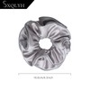 SXQLYH Haargummis übergroß Scrunchies Satin für Damen,Zopfgummi,Dreidimensionales Styling-Haargummi Weich Elastisch,Damen