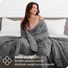 Bare Home Weighted Blanket Twin or Full Size 7lb (40"