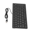 78 Key Ultra Slim Wired Keyboard Ergonomic QWERTY Layout Dual