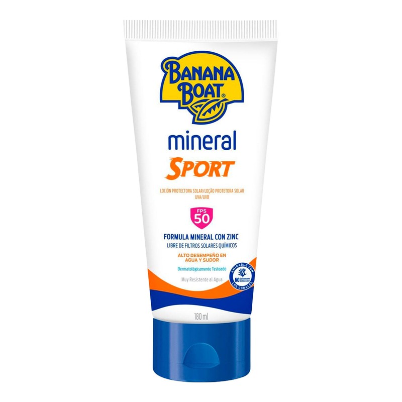 Banana Boat, Protector Solar Mineral Sport 50 FPS 180 ml