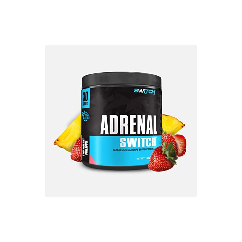Switch Nutrition Adrenal Switch Strawberry Pineapple Magnesium Support Formula 180