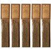 Auroshikha Natural Sandalwood on Stick - 5 Packs, 10 Sticks