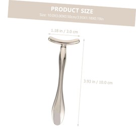 Baluue Zinc Alloy Eye Cream Massage Spoon 4pcs Facial Skin Tool for T-shaped Eye Cream Scoop