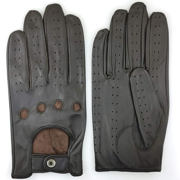 ZLUXURQ Mens Smart Soft And Thin Excellent Quality Italian Lambskin