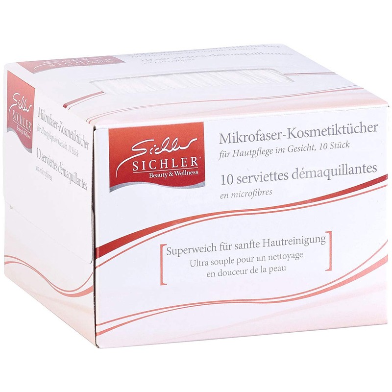 Sichler Beauty Face Wipes: Environmentally Friendly Microfibre Cosmetic Wipes for