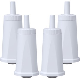 WULAR Filtro de Agua de Recambio para Cafeteras Espresso Breville BES880, Barista Pro BES878, Oracle BES980, Oracle Touch BES990, BES008WHT0NUC1, Dual Boiler BES920 Bambino ClaroSwiss, Paquete de 4