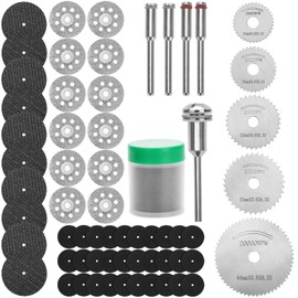 Oumuik 60-Piece Cutting Set Cutting Discs for Dremel Rotary Tool 36 Pieces Circular Fine Cutting Wood Saw Blade