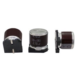 Elko Capacitor 10x Radial 470µF 10V SMD Electrolytic Capacitor up to 105°C 470uF Electrolytic Capacitor from Elna