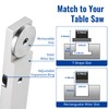 UOKRR Table Saw Miter Gauge Fence w/11 Preset Angle Stops