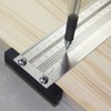 Ultra Precision Marking Ruler Stainless Steel Woodworking Scribing Ruler Gauging