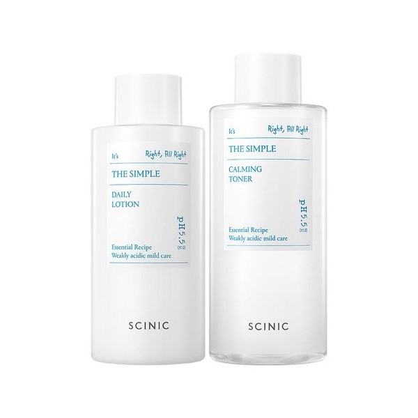 Cynic The Simple Calming Lotion 260ml + Toner 300ml /