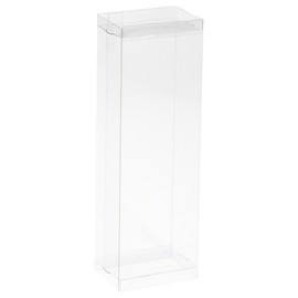 DollSafe Clear Folding Display Box for Thin 7-8 inch Dolls and Action Figures, 3" W x 2" D x 8.5" H, Pack of 20