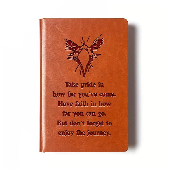 JOHSBYD Eagle Gift for Scouts Leather Notebook Court Of Honor