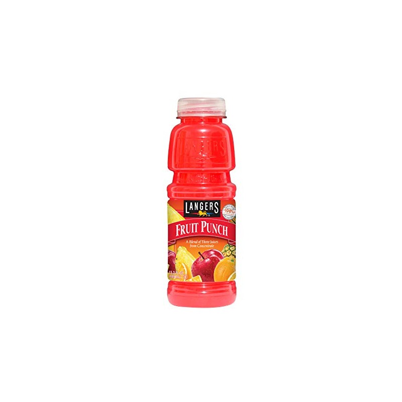 Langers Fruit Punch, 15.2 oz (Pack of 12)