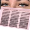 Goddvenus Lash Clusters Wispy 9-14mm Eyelash Clusters Natural DIY Cluster