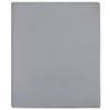 vidaXL - 2x Jersey Fitted Sheets Grey 100x200 cm -