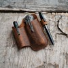JJNUSA Multitool Leather Folding Pocket Leather Knife Sheath for 4"