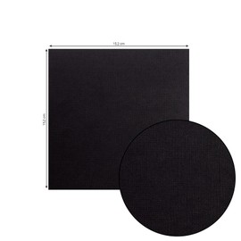 Vaessen Creative Florence Cardstock White Paper 216gsm Square 6" x 6" 24 Pack Texture for Scrapbooking, Card Making, Die Cutting and Other Paper Crafts