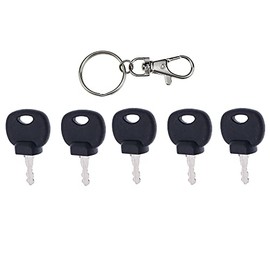 JEENDA Ignition Keys 14707 14607 14603 5755124 8035807 for Bobcat New Holland Industrial JCB Bomag Hamm Roller Compaction Dynapac Terex Vibromax Volvo Ford Moxy 85804675 05755125 (5)