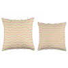 Cute Pastel Pattern Accessories Optical Illusion Zigzag Stripes Pattern Pastel