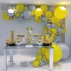 KALOR 18 Inch Yellow Balloons, 10 Pcs Yellow Matte Latex